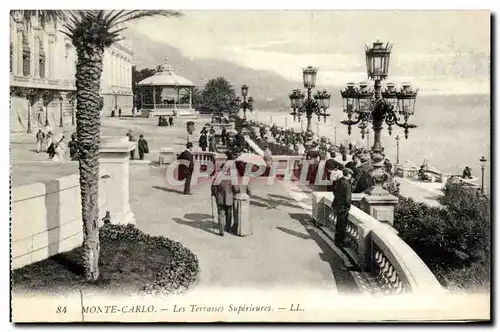 Cartes postales Monaco Monte Carlo Les terrasses superieures