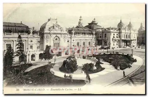 Cartes postales Monaco Monte Carlo Ensemble du casino