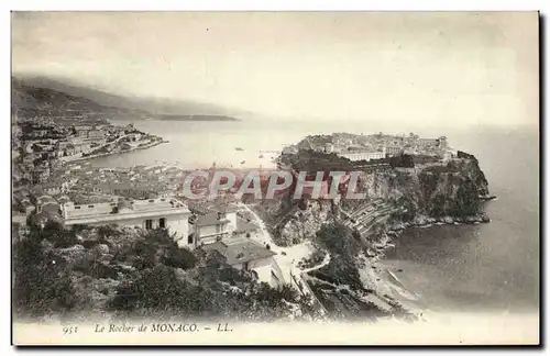 Cartes postales Monaco Monte Carlo Le rocher