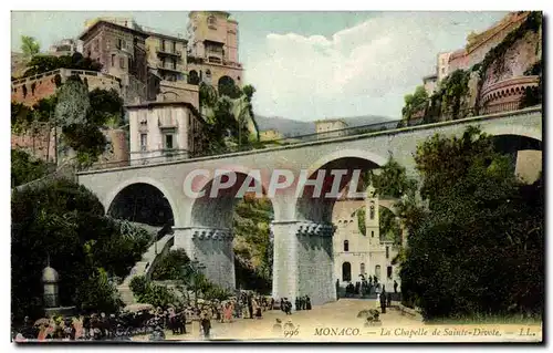 Cartes postales Monaco Monte Carlo La chapelle de Sainte Devote