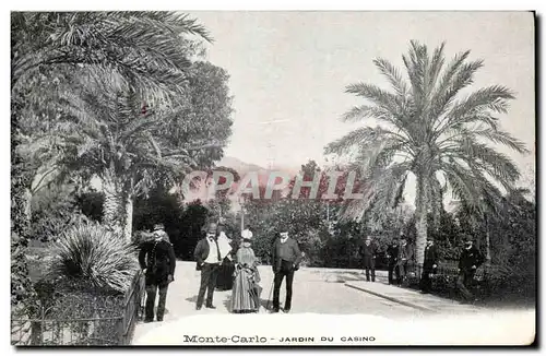 Cartes postales Monaco Monte Carlo Jardin du casino