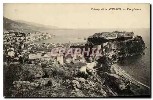 Cartes postales Monaco Monte Carlo Vue generale