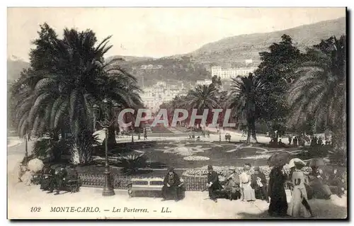 Cartes postales Monaco Monte Carlo Les parterres