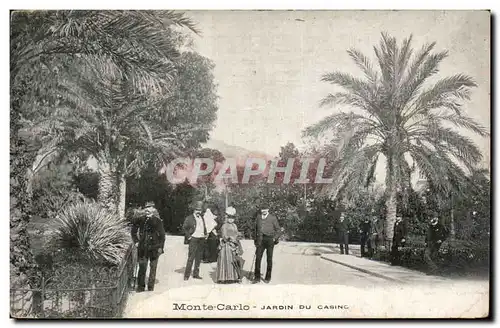 Cartes postales Monaco Monte Carlo Jardin du casino