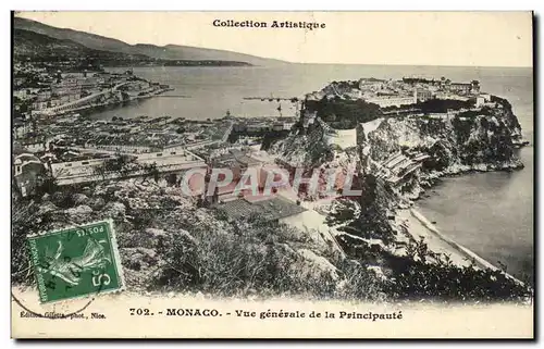 Cartes postales Monaco Monte Carlo Vue generale de la principaute