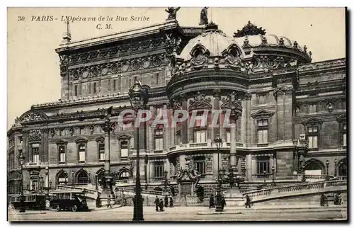 Ansichtskarte AK Paris L&#39opera vu de la rue Scribe