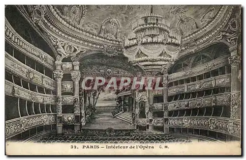 Cartes postales Paris Interieur de l&#39opera