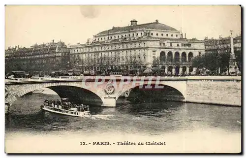 Paris Cartes postales Theatre du Chatelet