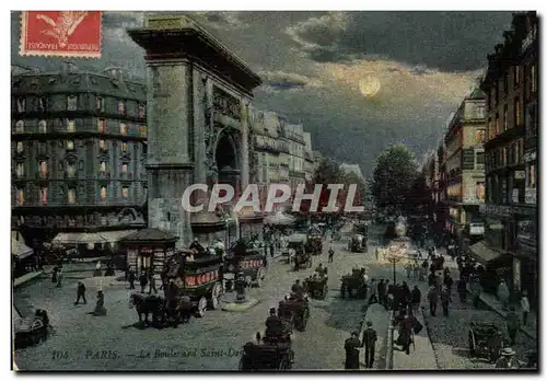 Paris Cartes postales Boulevard st Denis