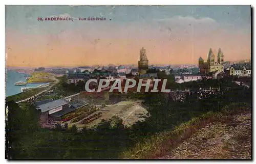 Cartes postales Andernach Vue generale