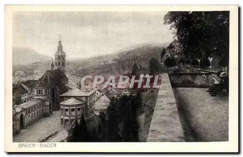Cartes postales Baden Baden