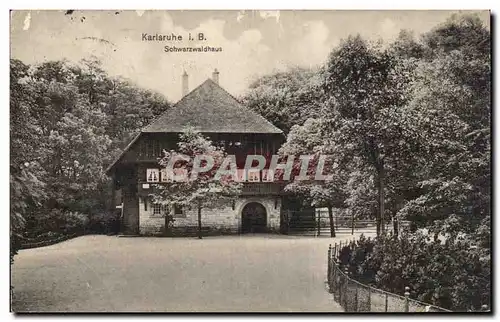 Cartes postales Karlsruhe Schwarzaldhaus