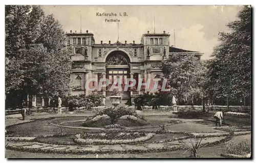 Cartes postales Karlsruhe Festhalle