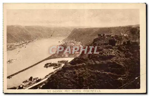 Cartes postales St Goar mit Burg Rheinfels