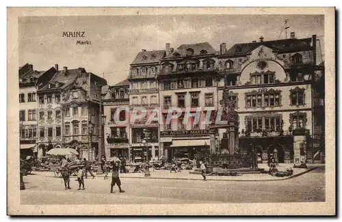 Cartes postales Mainz Markt