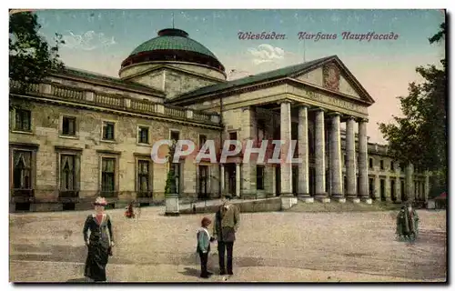 Cartes postales Wiesbaden Kurhaus Hauptfacade