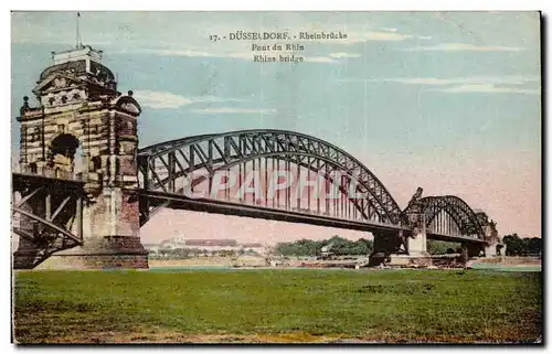 Cartes postales Dusseldorf Rheinbrucke