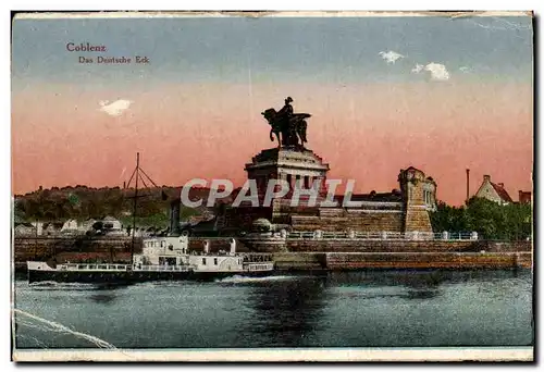 Cartes postales Coblenz Das Deutsche Eck