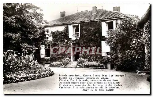 Milly Lamartine - Souvenirs de lamartine - La Maison - Cartes postales