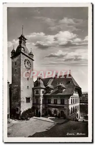 SUisse - Schweiz - Lucerne - Luzern - Rathaus - Ansichtskarte AK