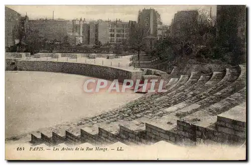 Paris - 5 - Les Arenes de Rue Monge - Ansichtskarte AK -