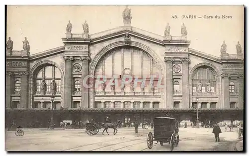 Paris - 12 - Gare du Nord - Cartes postales -