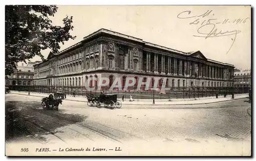 Paris - 1 - La Colonnade du Louvre - Ansichtskarte AK