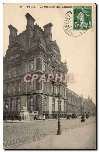 Paris - 1 - Ministere des Colonies - Ansichtskarte AK