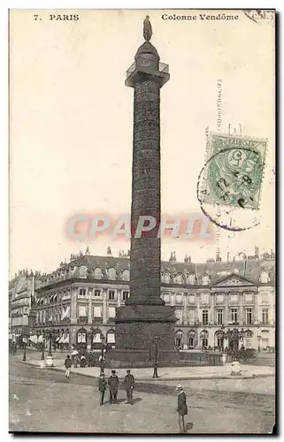 Paris - 1 - Colonne Vendome - Cartes postales