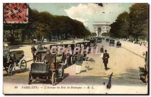 Paris - 16 - L&#39Avenue du Bois de Boulogne - L&#39Arc de Triomphe - Cartes postales