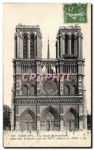 Paris - 4 - Notre Dame - Cartes postales