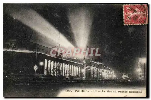 Paris - 8 - Le Grand Palais illumine - Ansichtskarte AK