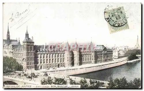 Paris - 1 - Palais de Justice - Edite par le Bon Marche - Ansichtskarte AK