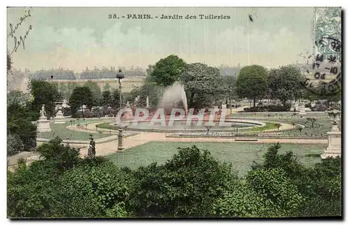 Paris - 1 - Le Jardin des Tuileries - Cartes postales