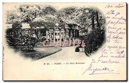 Paris - 8 - Le Parc Monceau - Cartes postales