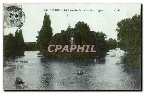 Paris - 16 - Bois de Boulogne - Le Lac - Cartes postales