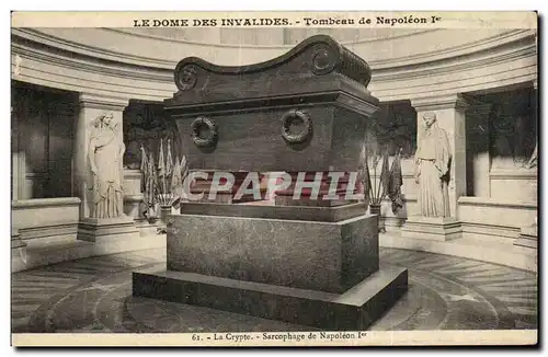 Paris - 7 - Le Dome des Invalides - Tombeau de Napoleon 1 Ansichtskarte AK