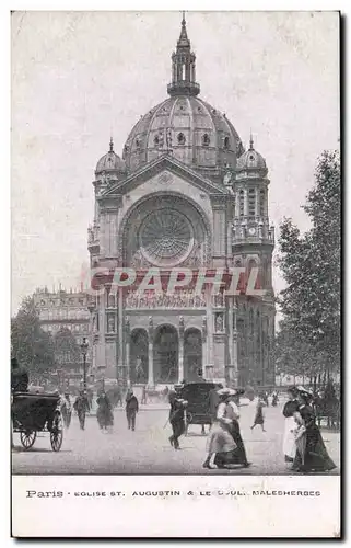 Paris - 8 - Eglise Saint Augustin - Cartes postales