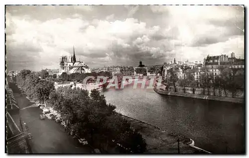 Paris - 4 - Le Seine et Notre Dame - Cartes postales