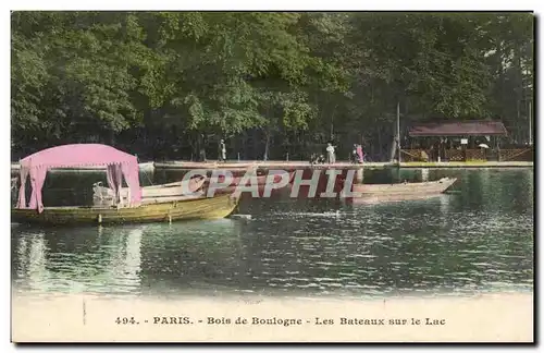 Paris - 16 - Bois de Boulogne - Les Bateaux sur le Lac