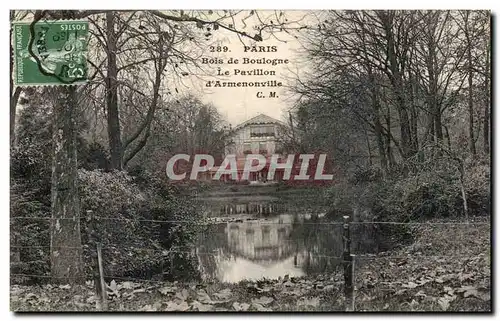 Paris - 16 - Bois de Boulogne - Pavillon d&#39Armenouville - Cartes postales