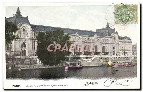 Paris - 7 - Gare d&#39Orleans - Quai d&#39Orsay - Cartes postales