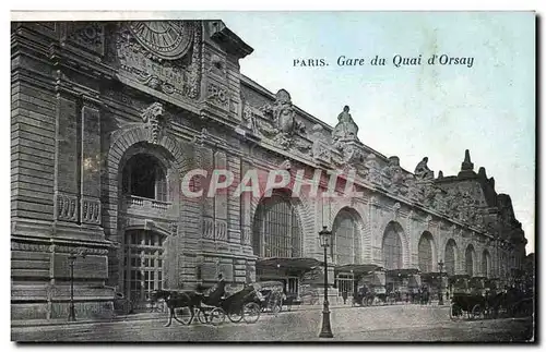 Paris - 7 - Gare du Quai D&#39Orsay - Ansichtskarte AK