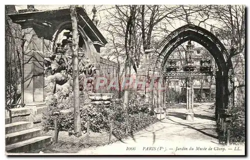 Paris - 5 - Jardin du Musee de Cluny - Cartes postales