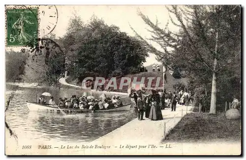 Paris - 16 - Bois de Boulogne - Les Bateaux - Ansichtskarte AK