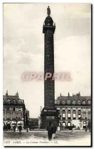 Paris - 1 - La Colonne Vendome - Cartes postales