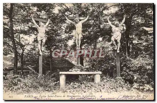 Paris - 18 - Eglise Saint Pierre de Montmartre - Le Calvaire - Ansichtskarte AK