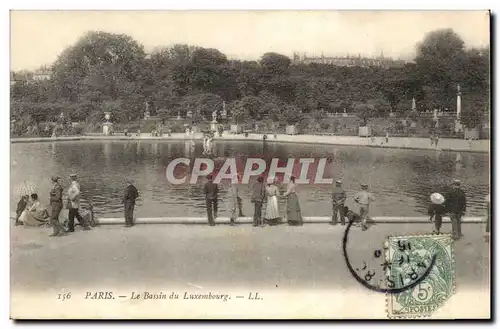 Paris - 6 - Le Bassin du Luxembourg - Ansichtskarte AK