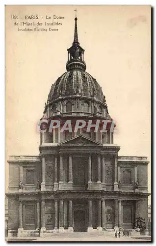 Paris - 7 - Le Dome de l&#39Hotel des Invalides - Ansichtskarte AK