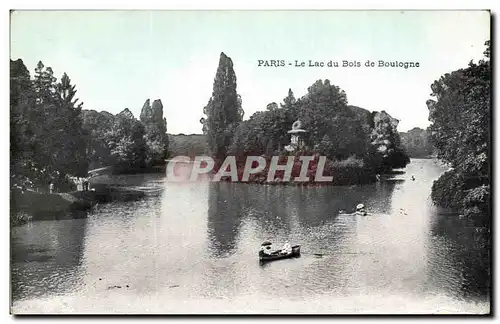 Paris - 16 - Bois de Boulogne - Le Lac - Cartes postales